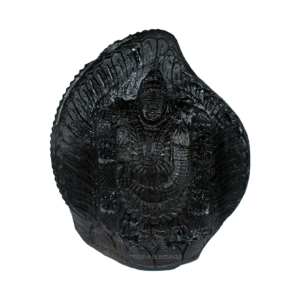 Adbhut Tirupati Balaji Shaligram Idol - XV - Carved on Shaligram