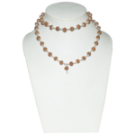 6 Mukhi Rudraksha Mala/ Six Face Rudraksha Rosary/ Kartikey Mala 54+1 - Made in Pure Silver