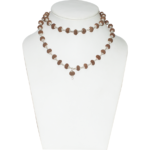 8 Mukhi Rudraksha Mala/Eight Face Rudraksha Rosary/ Ganesha Mala/ Vighanharta Mala 54+1 - Made in Pure Silver