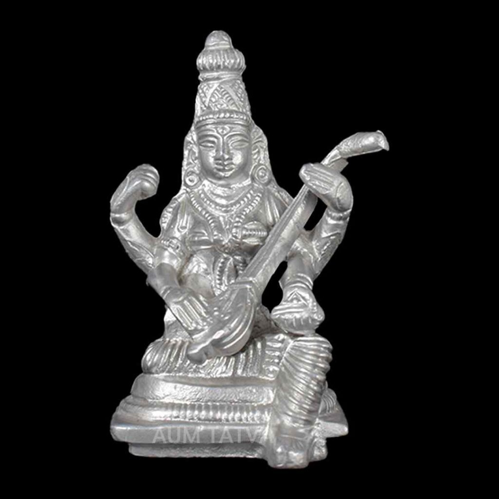Goddess Maa Saraswati Parad Idol  AUMP19