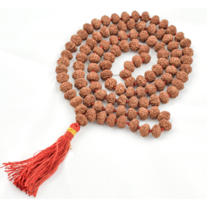 8 Mukhi Rudraksha Mala - 108+1 Beads - Lab Certified