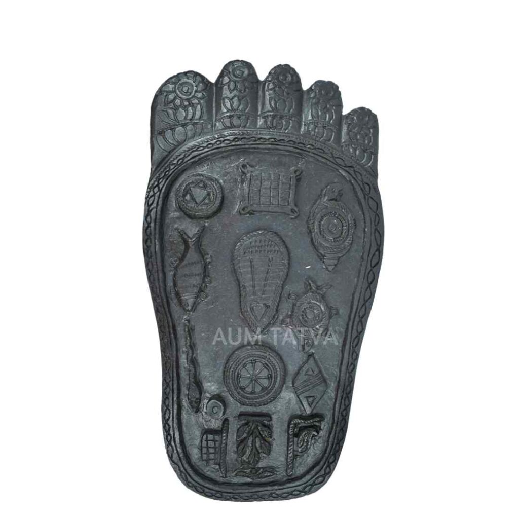 Vishnu Charan Paduka Shaligram