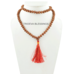 9 Mukhi Rudraksha Mala - 108+1 Beads - Lab Certified