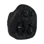Sacred Hanuman Shaligram Idol - I - Carved on Sudarshan Shaligram
