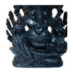 Adbhut Lord Ganesha- Carved on Shaligram