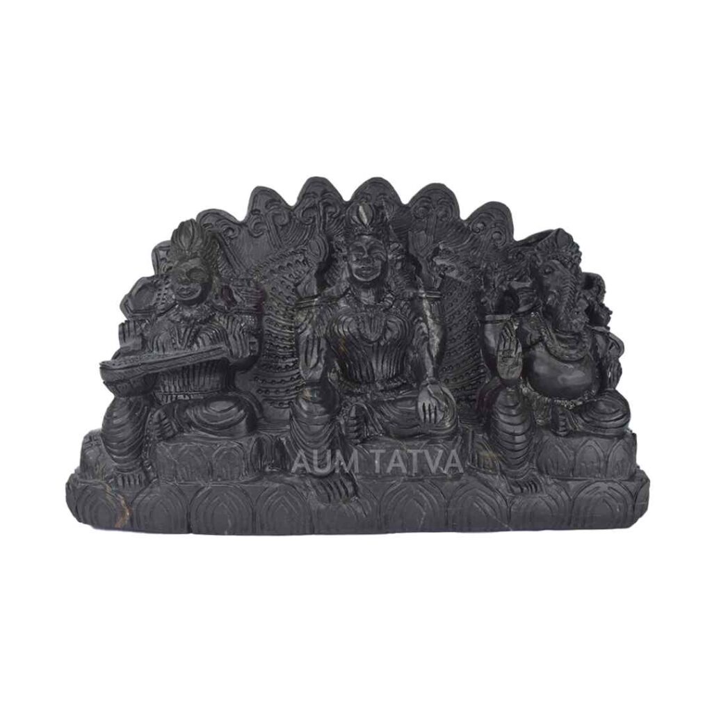 Maa Laxmi with Maa Saraswati and Lord Ganesha AUMSHI37