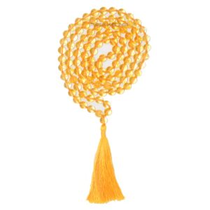 Citrine Semiprecious Stone Mala