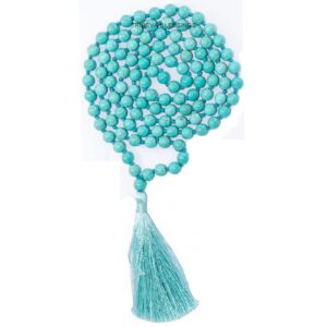 Turquoise Semiprecious Stone Mala