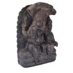 Shree Lakshmi Narsimha Idol in Red Shaligram