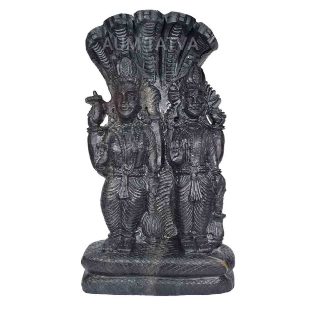 Lord Vishnu Laxmi Narayana Shaligram Idol