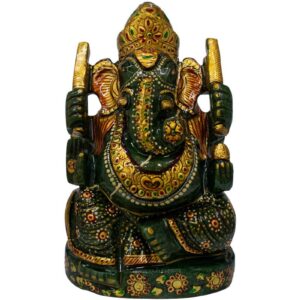 Lord Ganesha/Vighanharta - Carved on Jade (2112 Gram)