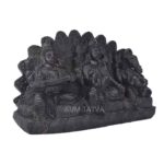 Maa Laxmi with Maa Saraswati and Lord Ganesha