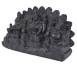 Maa Laxmi with Maa Saraswati and Lord Ganesha