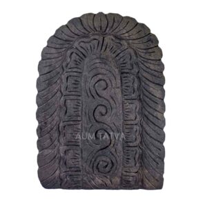 Shree Lakshmi Narsimha Idol in Red Shaligram