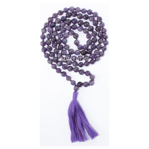 Amethyst Semiprecious Stone Mala
