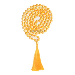 Citrine Semiprecious Stone Mala