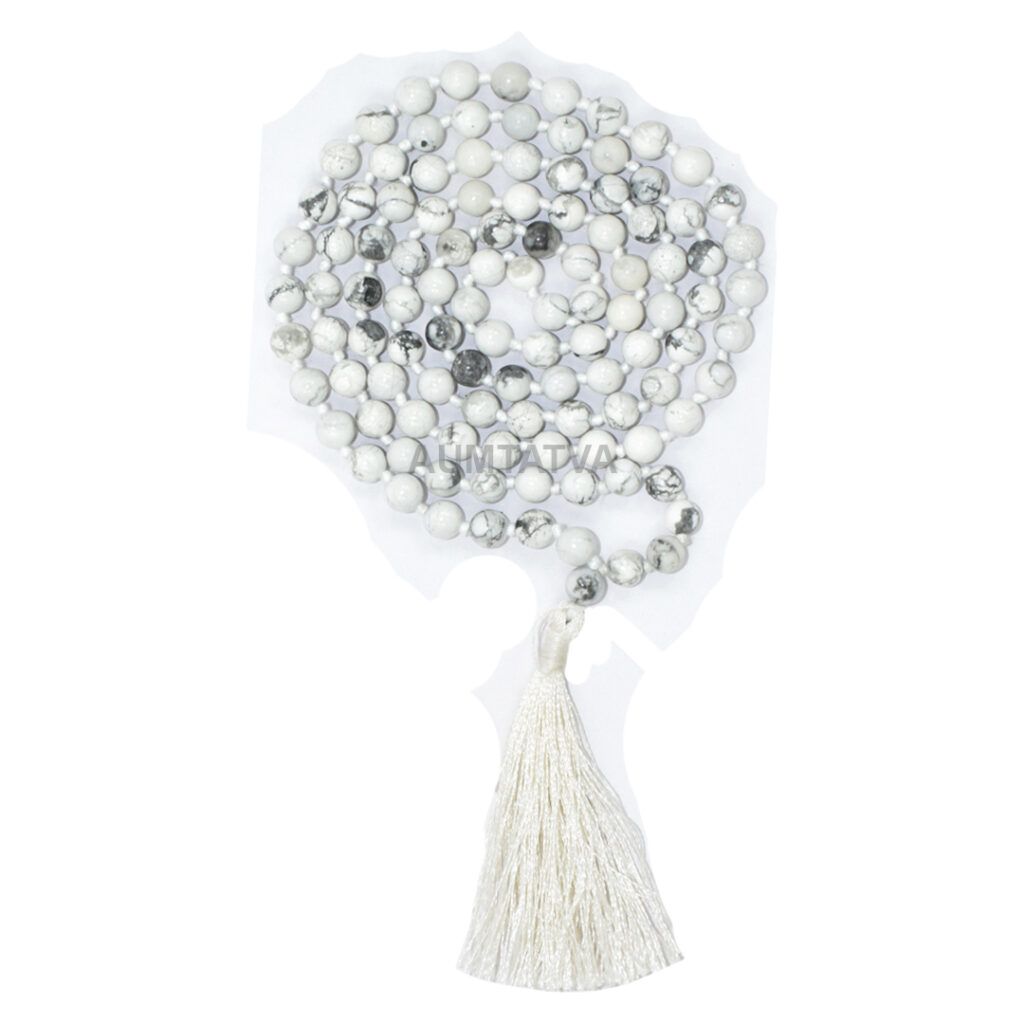 Howlite Semiprecious Stone Mala