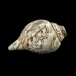 Lord Ram Sita Ji carved in Vamavarti Left hand Shankh