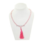Rose Quartz Semiprecious Stone Mala