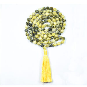 Serpentine Semiprecious Stone Mala
