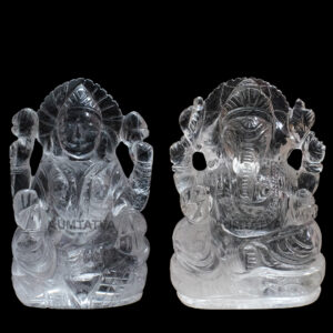 Sphatik Laxmi Ganesha Idol