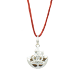 1 Mukhi Rudraksha Shiv Pendant (Silver Brass Cap)