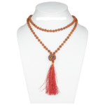 5 Mukhi/ 5 Face Rudraksha Mala - 108+1 Beads (Lab Certified)